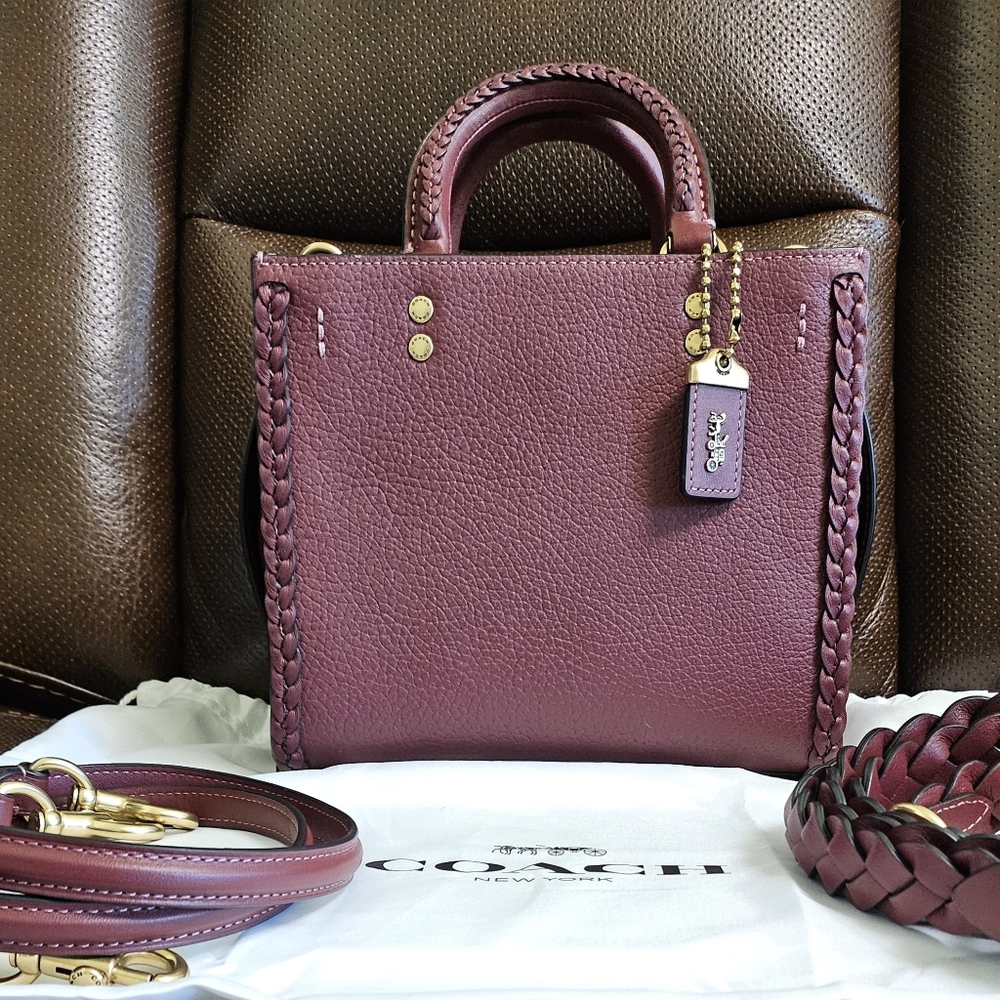 EUC Coach 1941 Rogue 20 With Braiding Wine